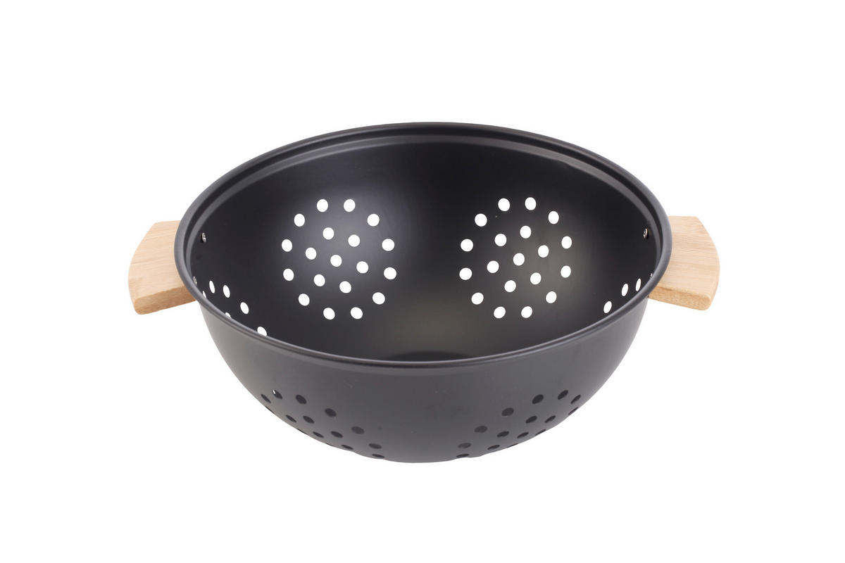 SIEB Modern Kitchen Schwarz 24/29/10 cm Metall - Schwarz, Metall (29cm) - Mondex