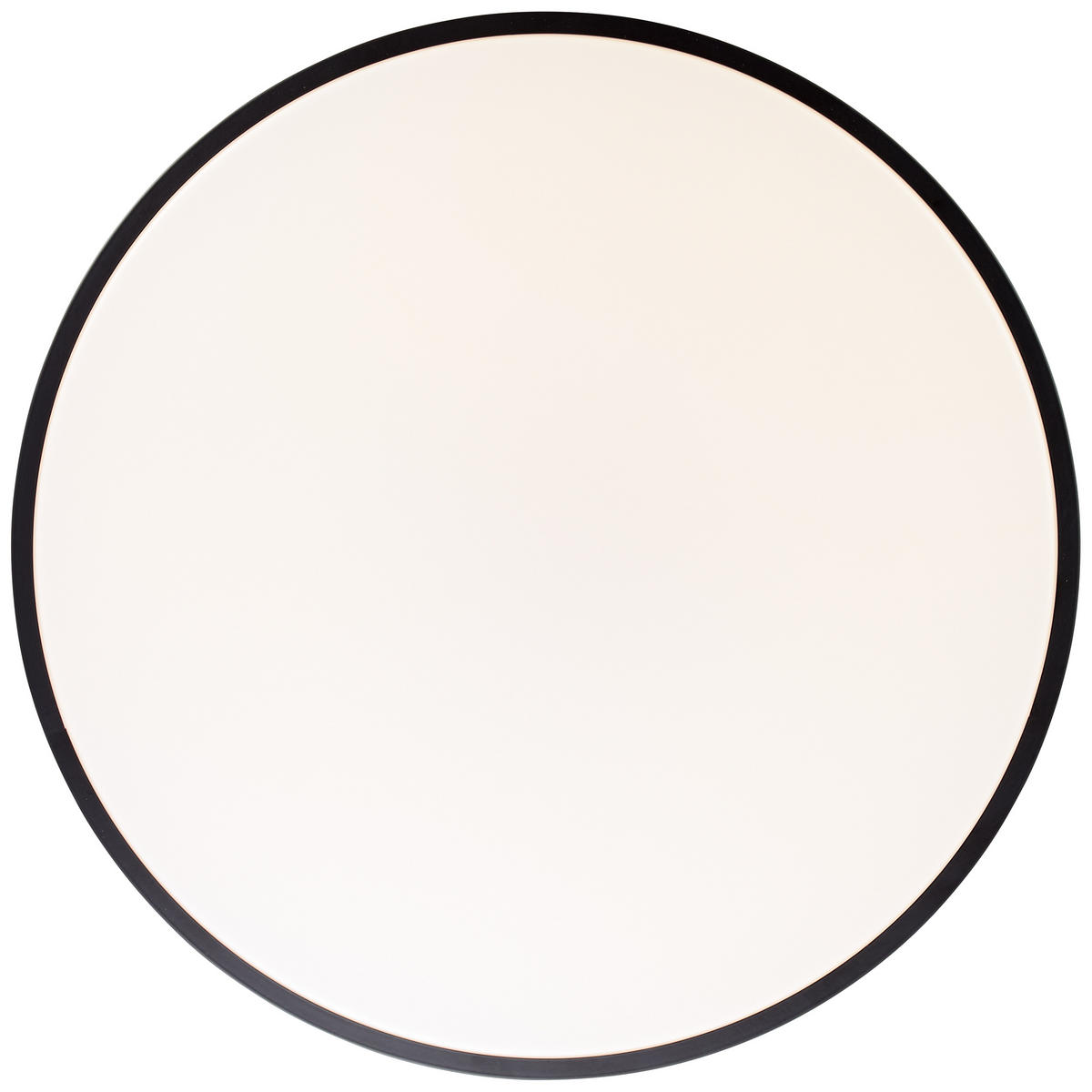 DECKENLEUCHTE Slimline G80570A76 - Schwarz, Metall (49/49/8cm) - Brilliant