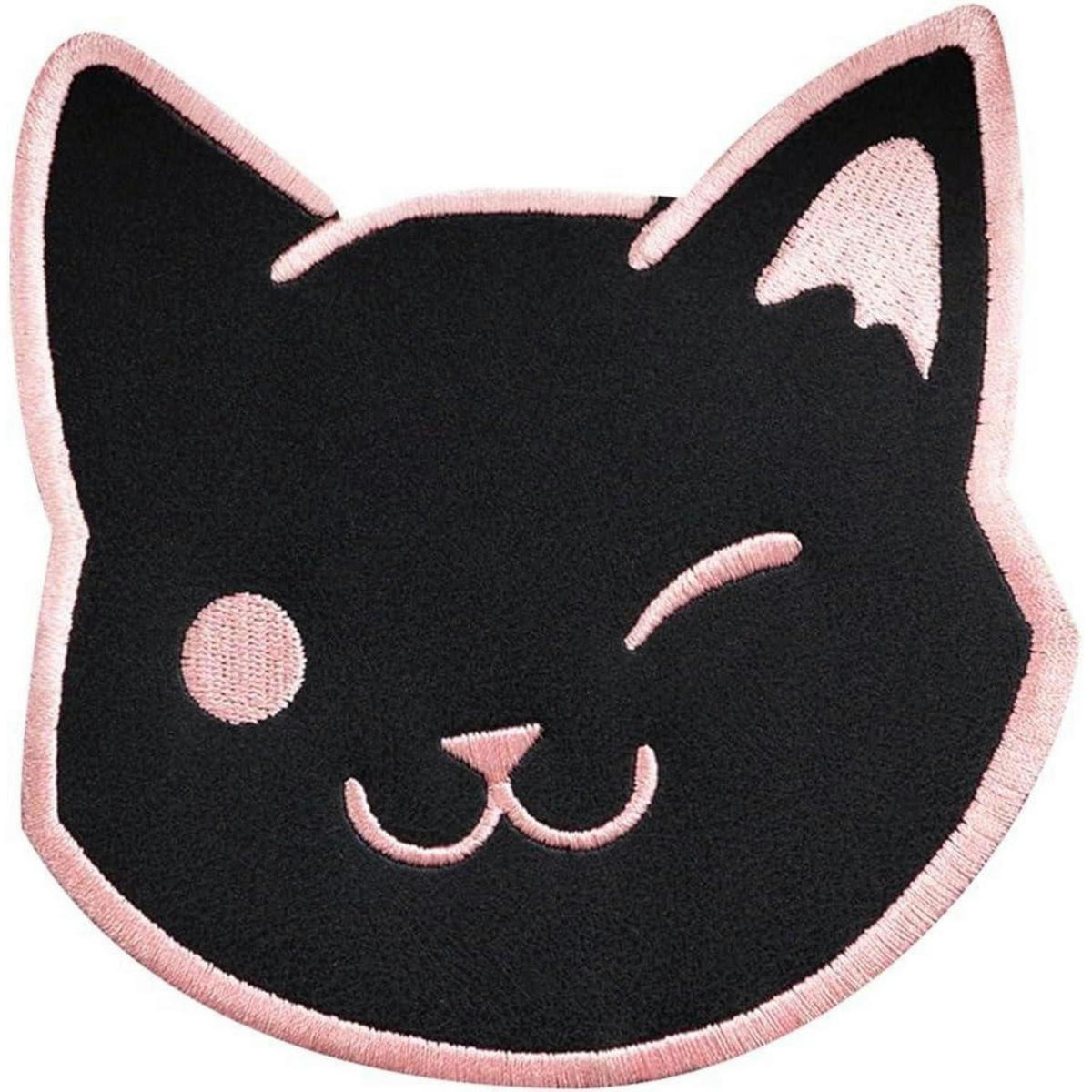 GAMING-STUHL mit Katzen-Edition und Fußstütze Schwarz/Pink - Pink, Kunststoff (83/22/57.5cm)