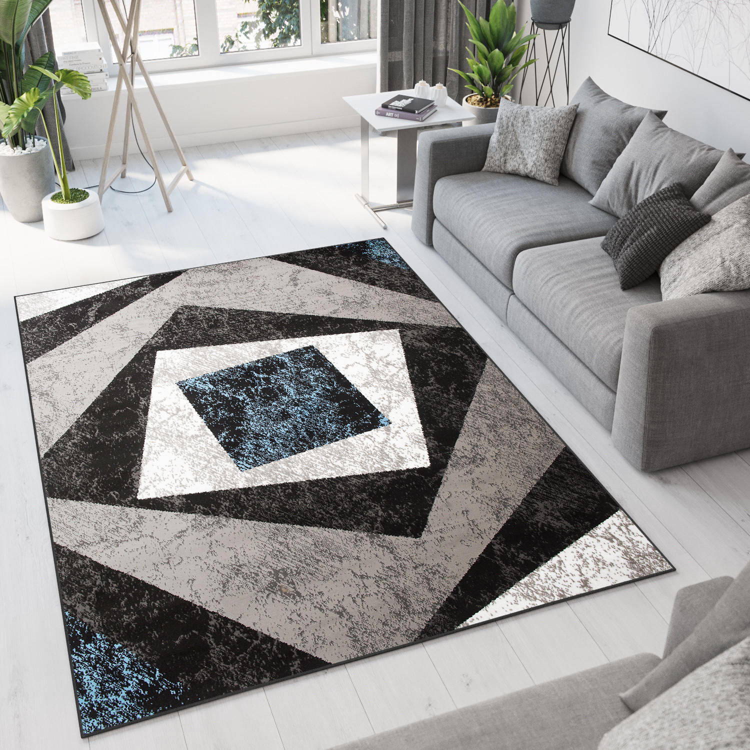 TEPPICH DREAM Blau 220/300 cm - Blau, Textil (220/300cm) - Tapiso