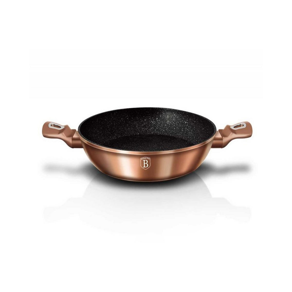 TOPF Gold 28/28/7.5 cm BH1519 - Goldfarben, Metall (28cm) - Berlinger Haus
