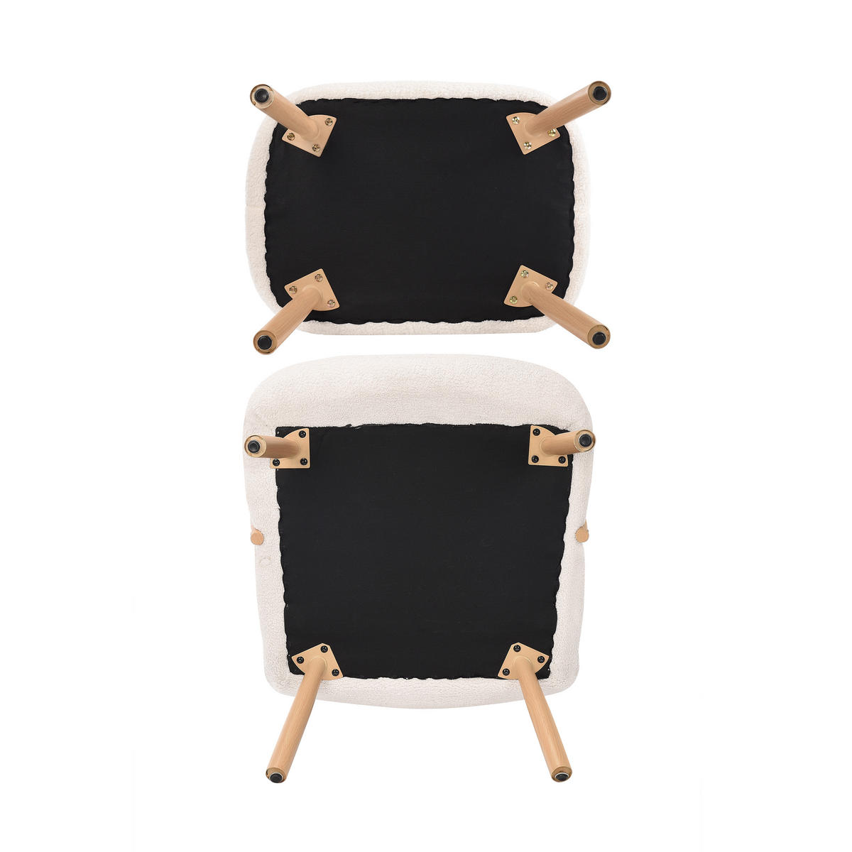 RELAXSESSEL, Weiß - Weiß, Holz (64/82/67cm)