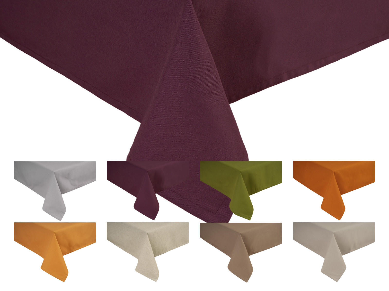 TISCHDECKE Wunschton sukkulenten-violet 130/220 cm - Violett, Textil (130/220cm) - beties Heimtextil