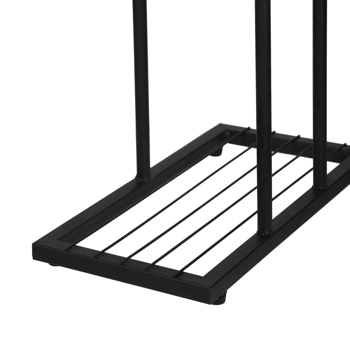 PFLANZENREGAL Beek - Schwarz, Metall (43.5/97.5/22cm) - [en.casa]