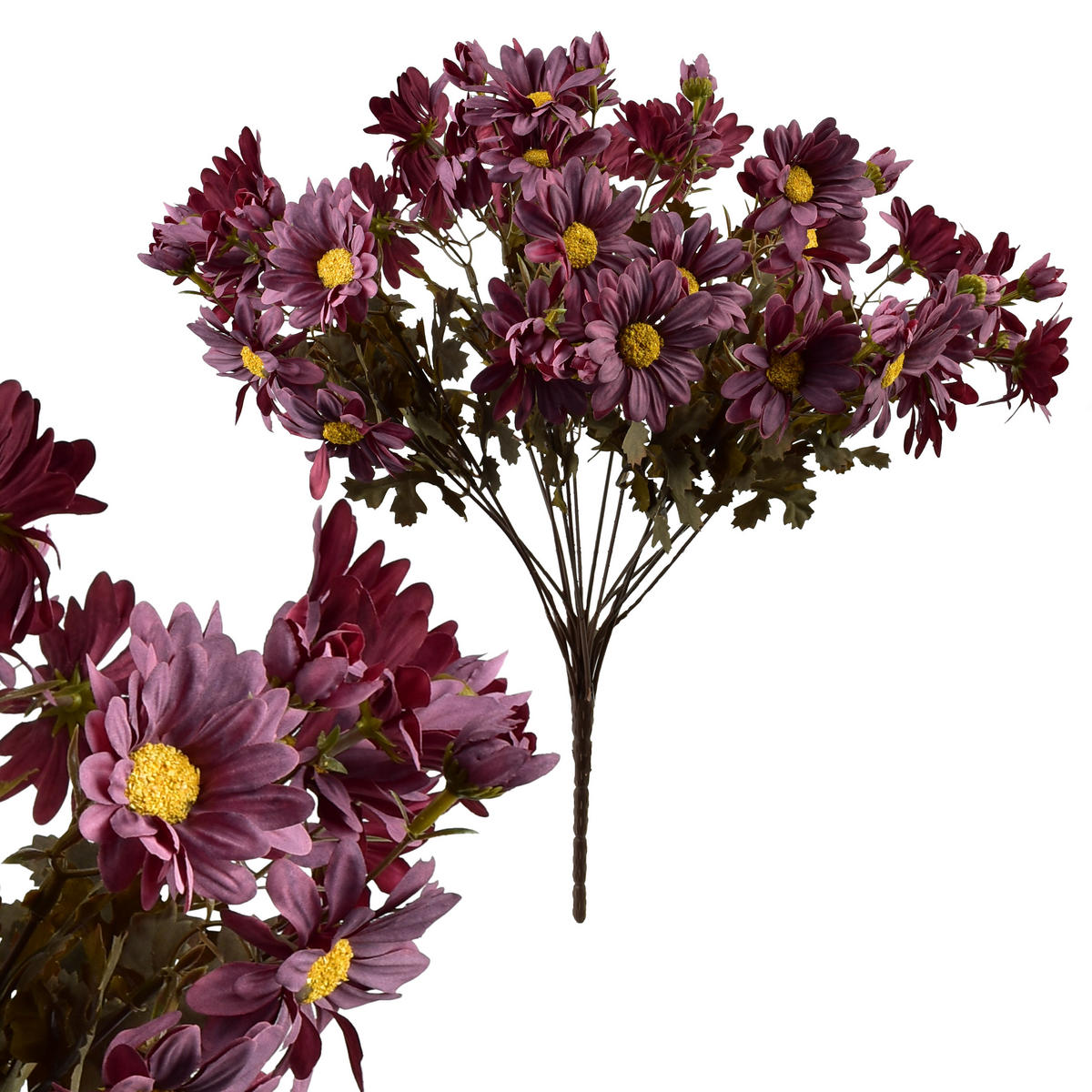 UMĚLÁ KYTICE MARGARETKY 45 cm - různobarevná, plast (45cm) - Mondex