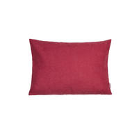 KISSENHÜLLE FarbTon Chenille-Haptik himbeer-rot 35/25 cm - Rot, Textil (25/35cm) - beties Heimtextil