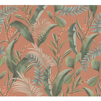 VLIESTAPETE Bunt 53/1005 cm - Kupferfarben, Textil (53/1cm) - KUNSTLOFT
