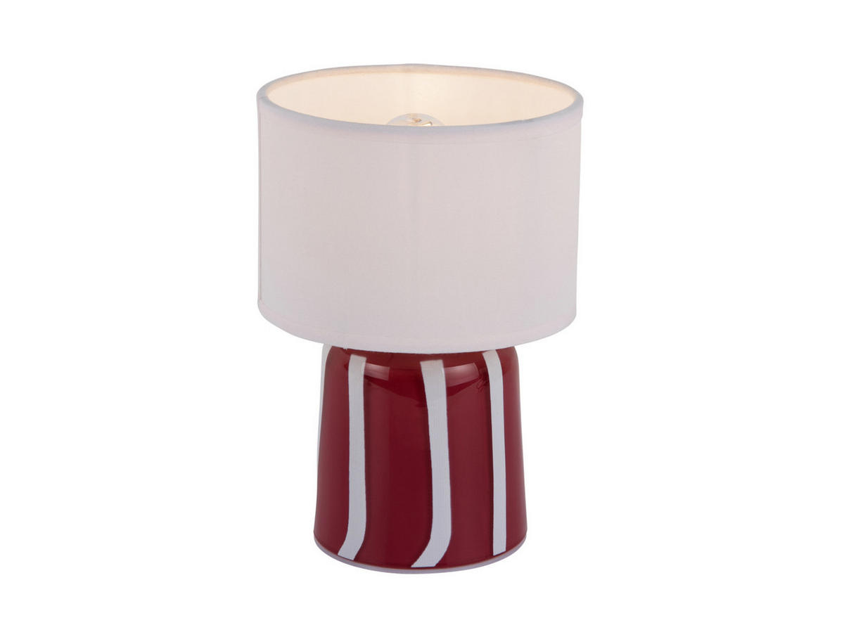 TISCHLAMPE Verano LED 13/13/20 cm - Rot, Glas (13/13/20cm) - Leitmotiv