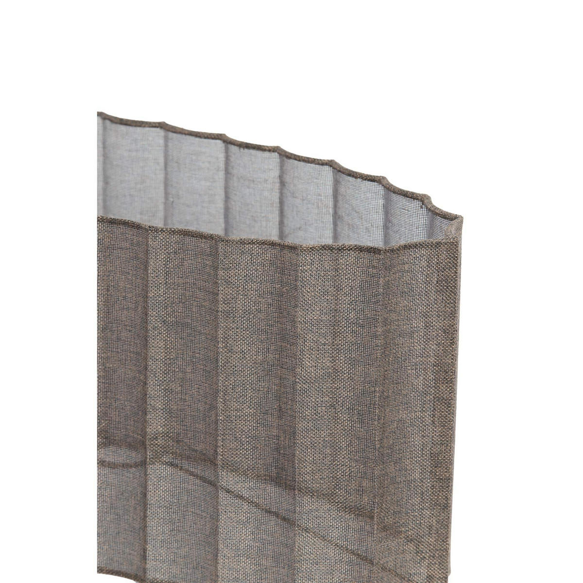 LAMPENSCHIRM Disli Braun 38/17.5/19 cm - Braun, Textil (38/17.5/19cm) - Light & Living