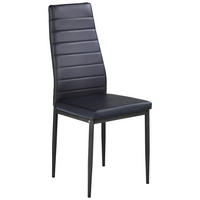 STUHL ZET K70 - Schwarz, Holzwerkstoff/Metall (40/97/49cm) - Meblini
