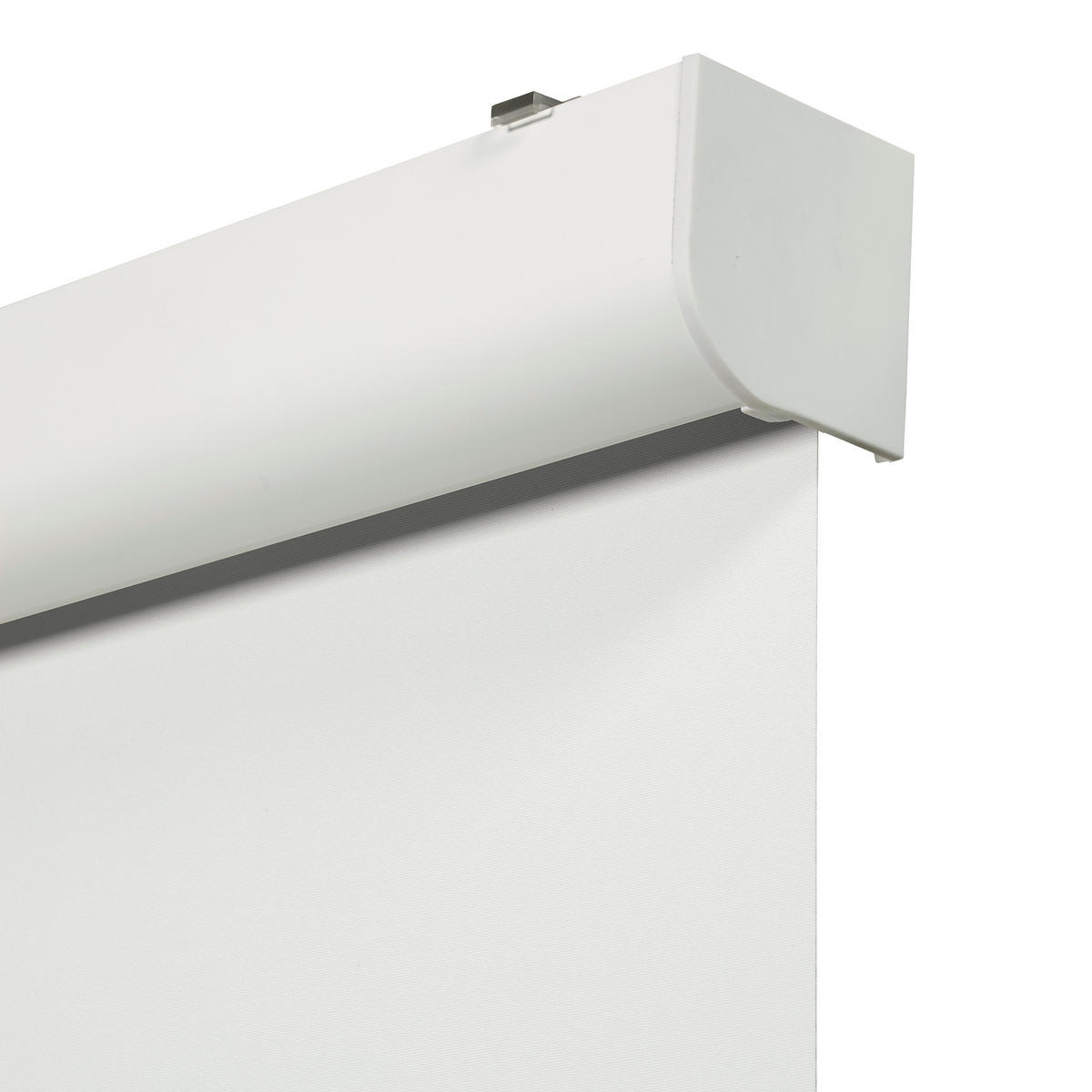 SPRINGSROLLO motorisiert mit Kassette abdunkelnd - Weiß, Textil (75/190/190cm) - VIEWTEX