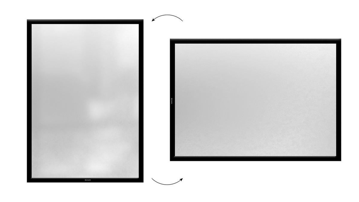 PLAKATRAHMEN, Klapprahmen A1-Format, Schwarz - Schwarz, Metall (59.4/84.1/2.5cm) - ALLboards