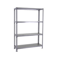 SCHWERLASTREGAL Mid Metal Shark HxBxT 150 x 120 x 40 cm Fachlast 200 kg Grau - Grau, Metall (120/150/40cm) - PROREGAL