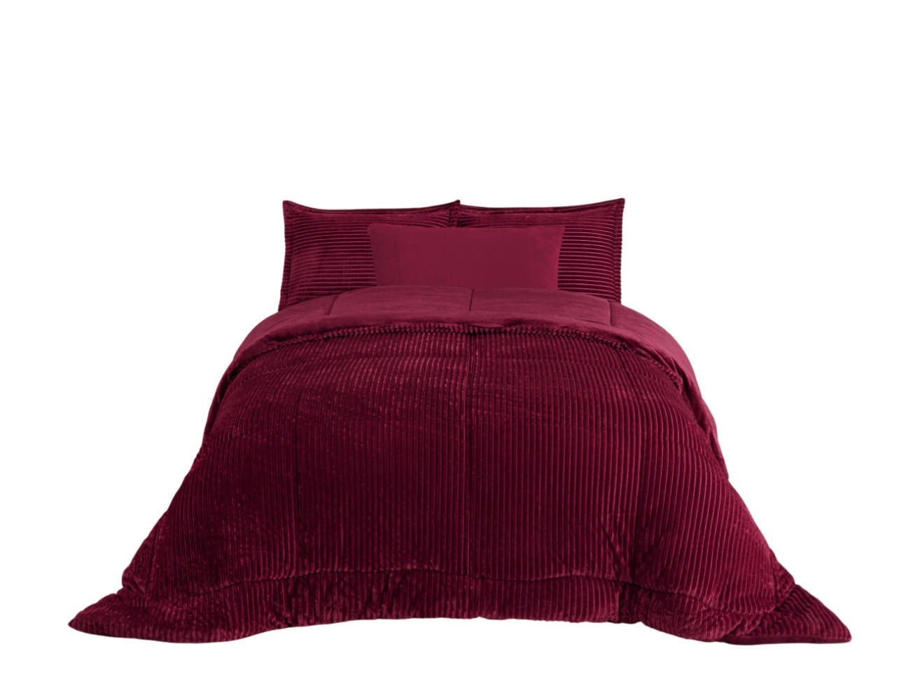 TAGESDECKE 260/240 cm Set 4-teilig VESPA #08 - Bordeaux, Textil (260/240cm) - ROLFNERS