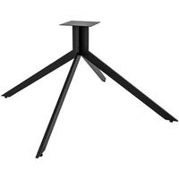 TISCHBEIN eckig 117/60/72 cm Metall schwarz - Schwarz, Metall (117/72/60cm) - CLP