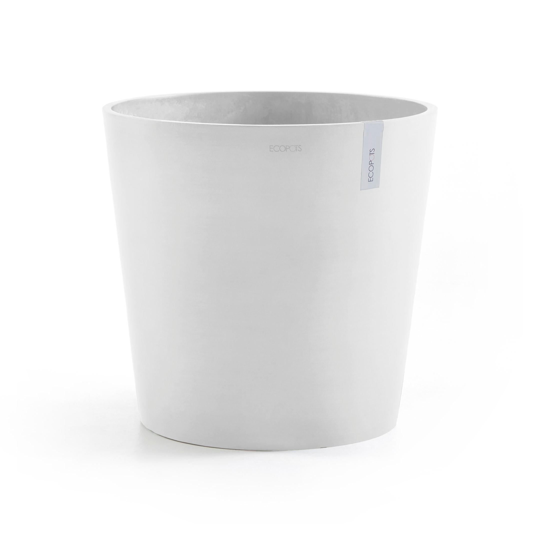 BLUMENTOPF Amsterdam 40/34,5 cm Weiß - Weiß, Kunststoff (40/34.5cm) - Ecopots