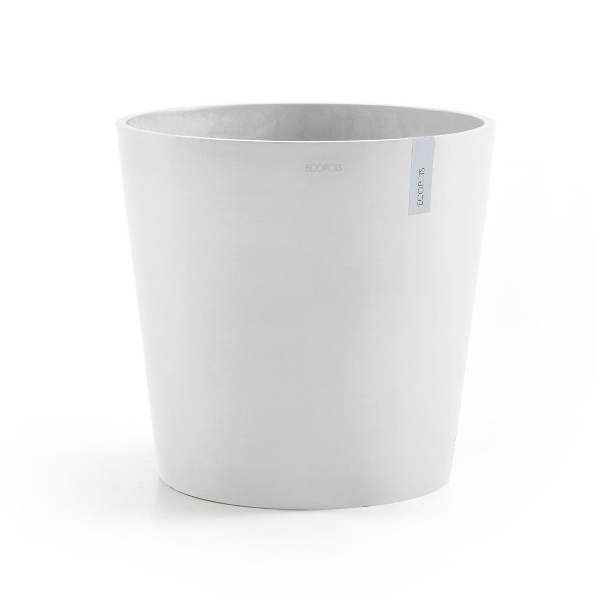 BLUMENTOPF Amsterdam 40/34,5 cm Weiß - Weiß, Kunststoff (40/34.5cm) - Ecopots