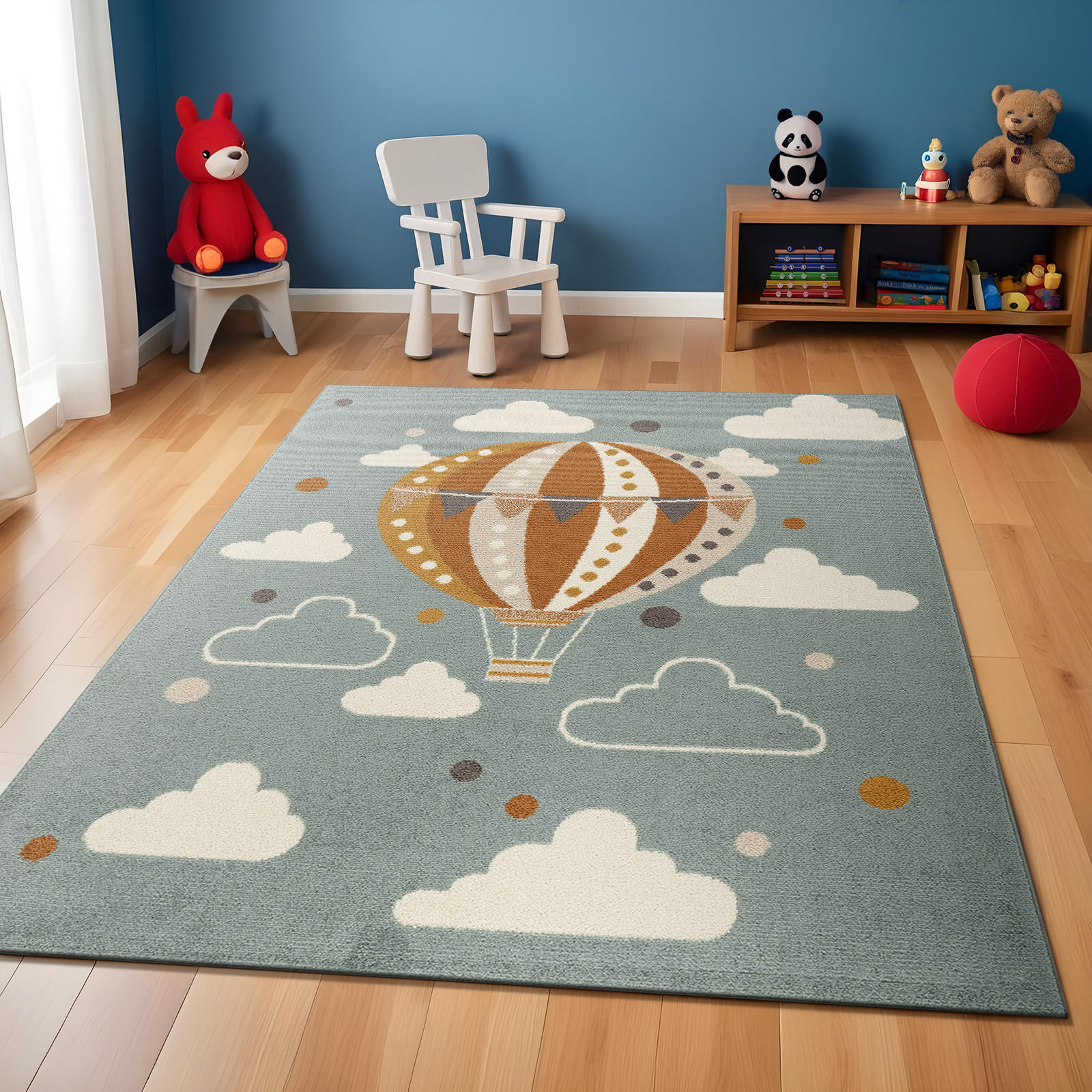 KINDERTEPPICH 120x170 cm Mehrfarbig - Blau/Multicolor, Naturmaterialien/Textil (120/170cm) - LIVABLISS