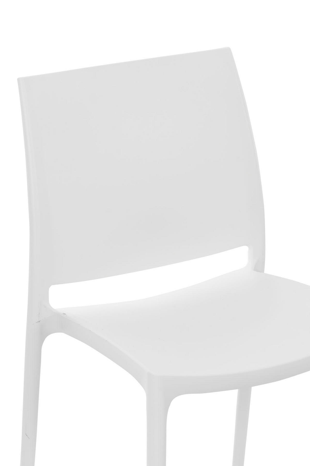 STUHL Maybrit weiß - Weiß, Kunststoff (44/81/50cm) - TPFGarden