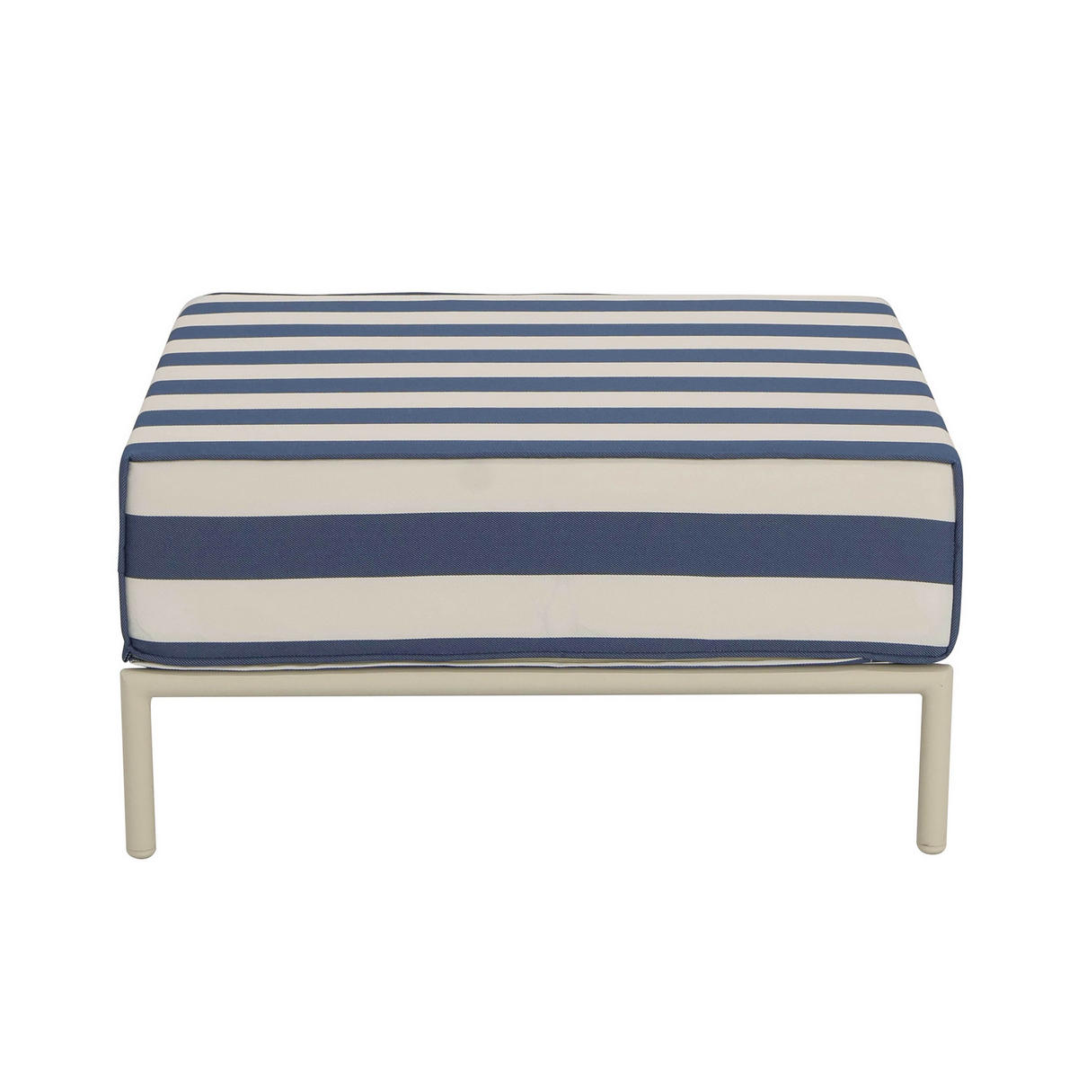 HOCKER, Pazifikblau - Blau, Textil (72/38/77cm) - Oviala