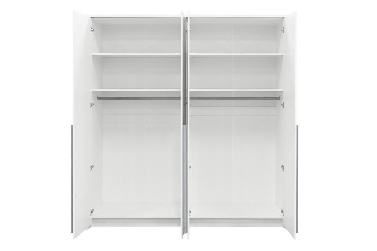 DREHTÜRENSCHRANK AZIR 205/217/65 cm 4-türig Eichefarben - Eichefarben, Holzwerkstoff (205/217/65cm) - MASSENO