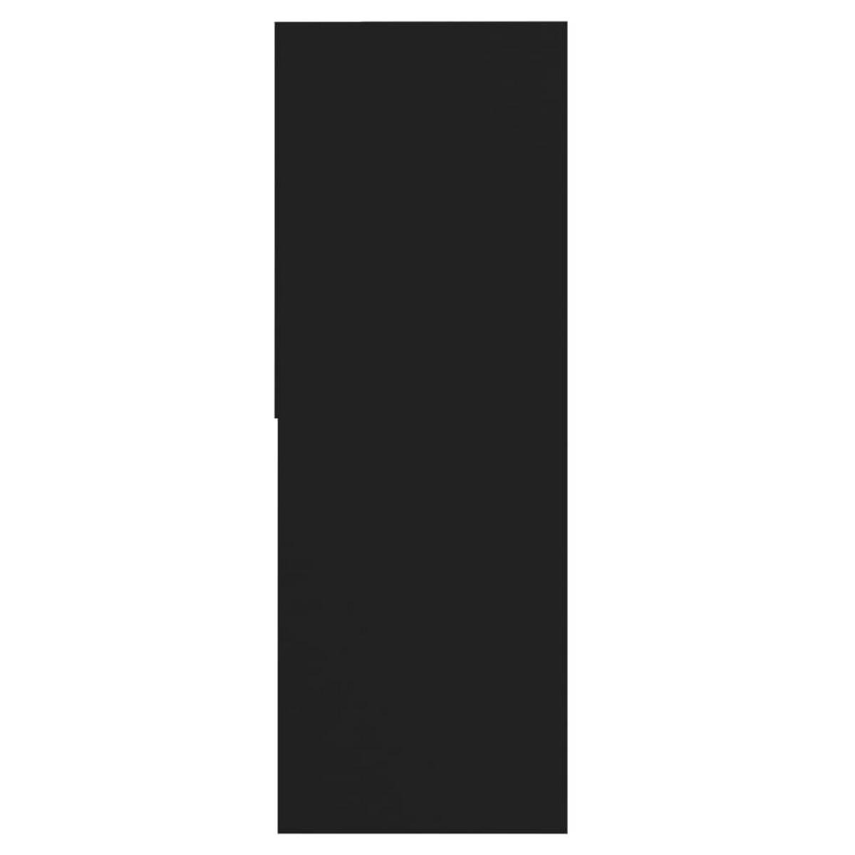 BÜCHERREGAL mit 8 Fächern 67/24/161 cm aus Holzwerkstoff Schwarz - Schwarz, Holz (67/161/24cm) - vidaXL