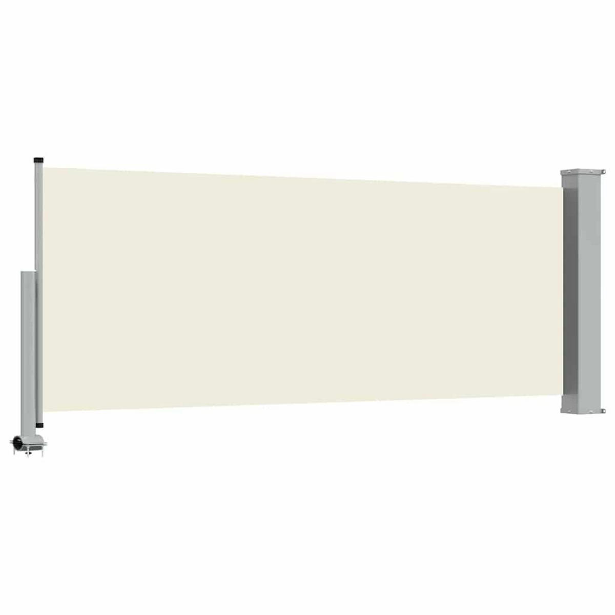 SEITENMARKISE Ausziehbare 100/300 Cm Creme - Creme, Textil (300/100cm) - vidaXL