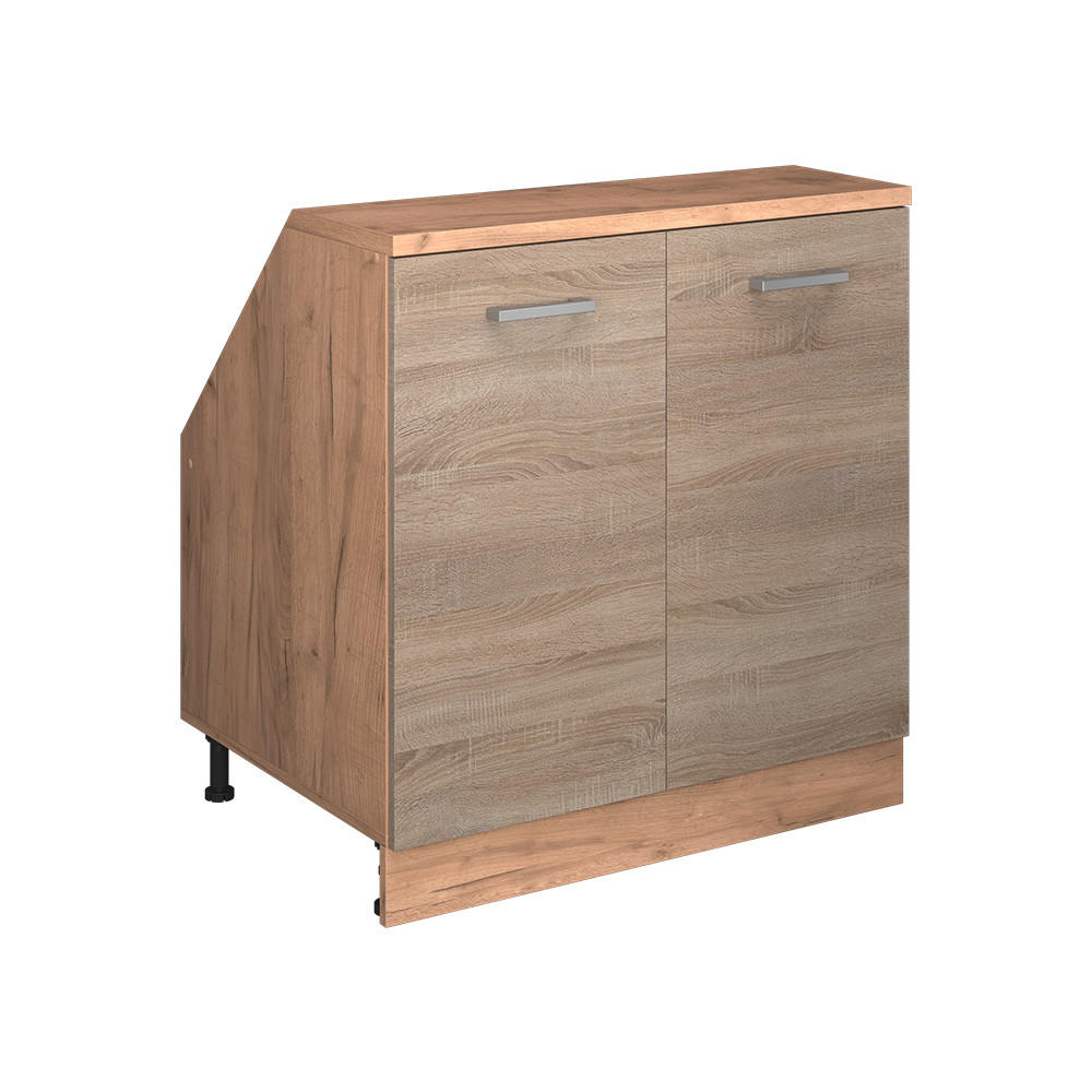Vicco R-LINE Sonoma 80 cm se 2 dveřmi, korpus skříně hloubka 60 cm