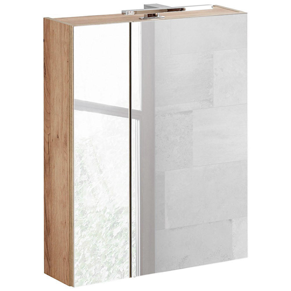 Lomado Spiegelschrank Braun 60x75x16 cm