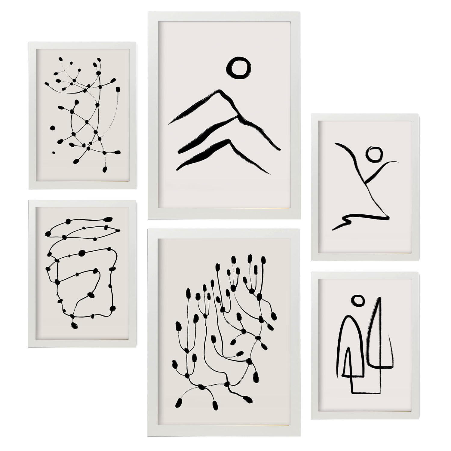 Nacnic Poster Weiß 29x3 cm