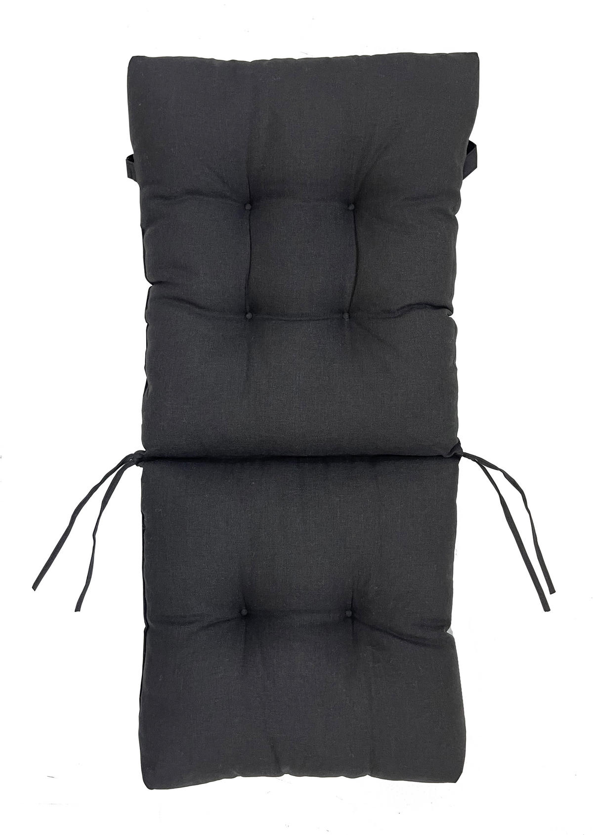 SITZKISSEN Hochlehner 48x113 cm Anthrazit - Grau, Textil (48/8/113cm) - QUICK STAR