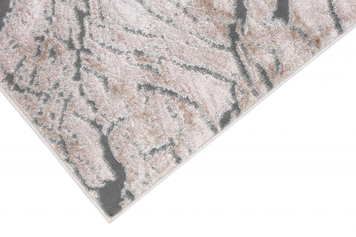 TEPIH bež grafitni krem - 200 x 300 cm - svijetlo bež, tekstil (200/300cm) - Mazovia
