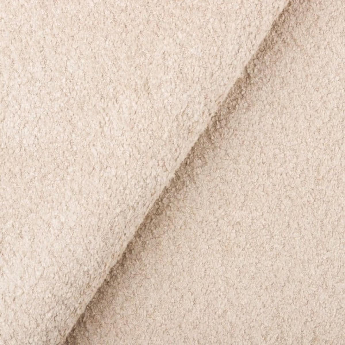 ECKSOFA Beige Vello Mit Schlaffunktion Links Boucle Catch Me - Beige, Textil (2270/165cm) - Sepro Meble