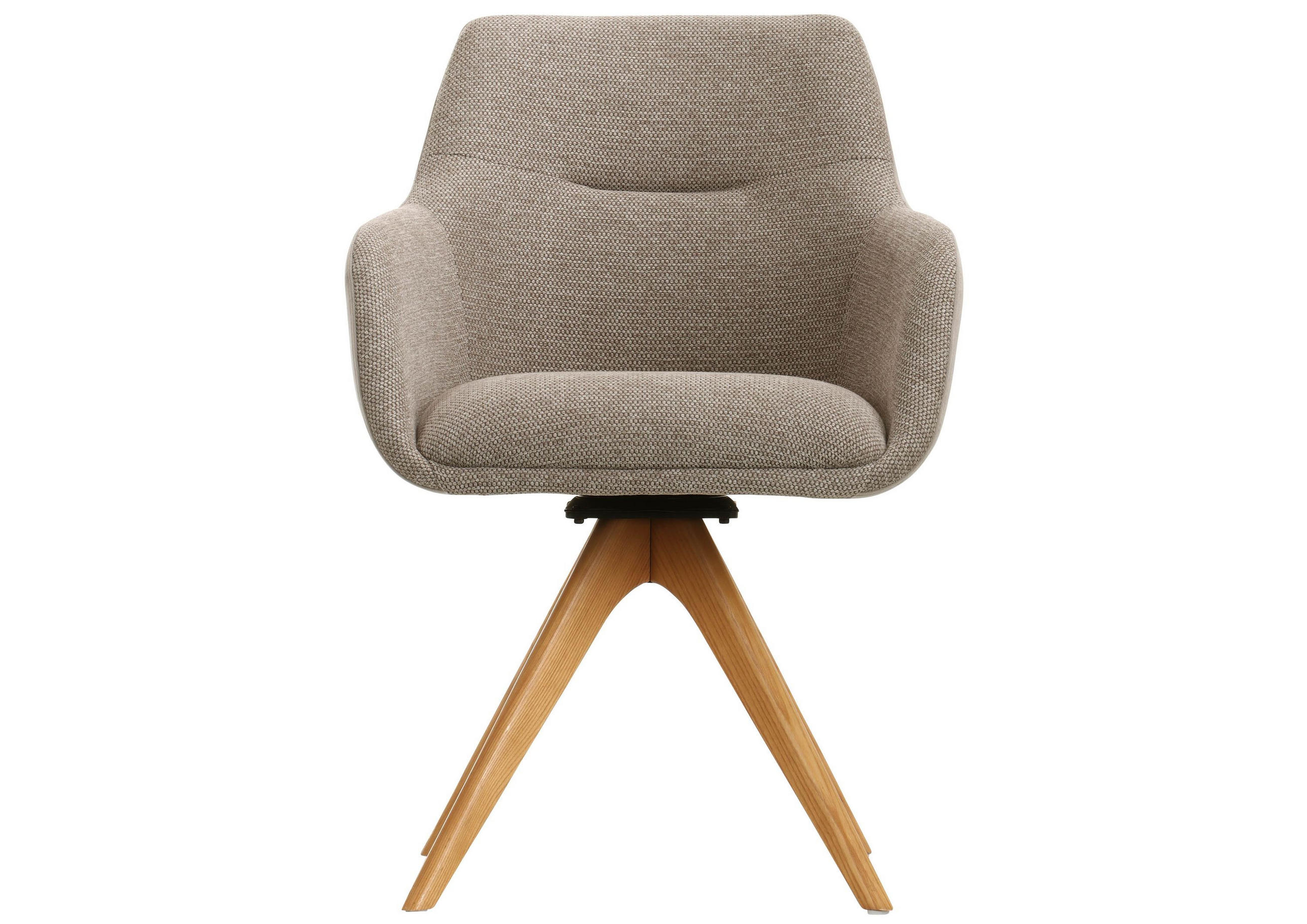 STUHL 100% Polyester 60 x 61 x 86 cm braun POLSTERSTÜHLE #01 - Braun, Kunststoff (60/86/61cm) - Massivmoebel24