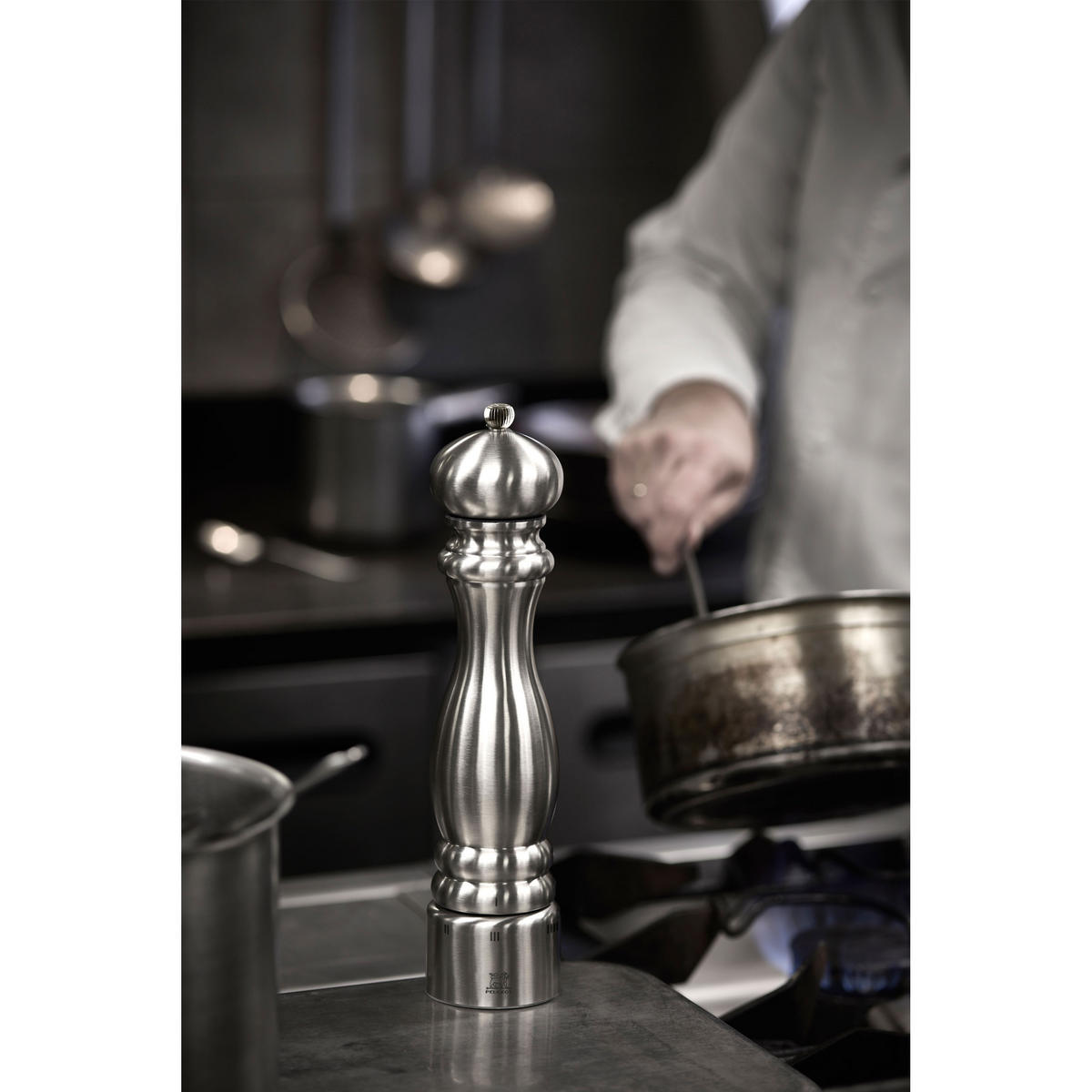 SALZMÜHLE Paris Chef uSelect 18cm Edelstahl Stahlmahlwerk - Grau, Metall (6/18/6cm) - PEUGEOT