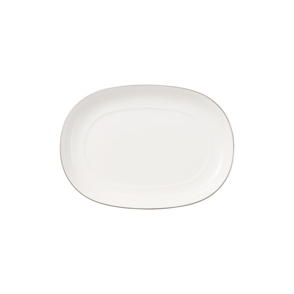 BEILAGENSCHALE/SAUCIERE-UNTERTEIL Anmut Platinum No. 1 weiß 20 x 15 cm - Weiß, Keramik (1cm) - Villeroy & Boch