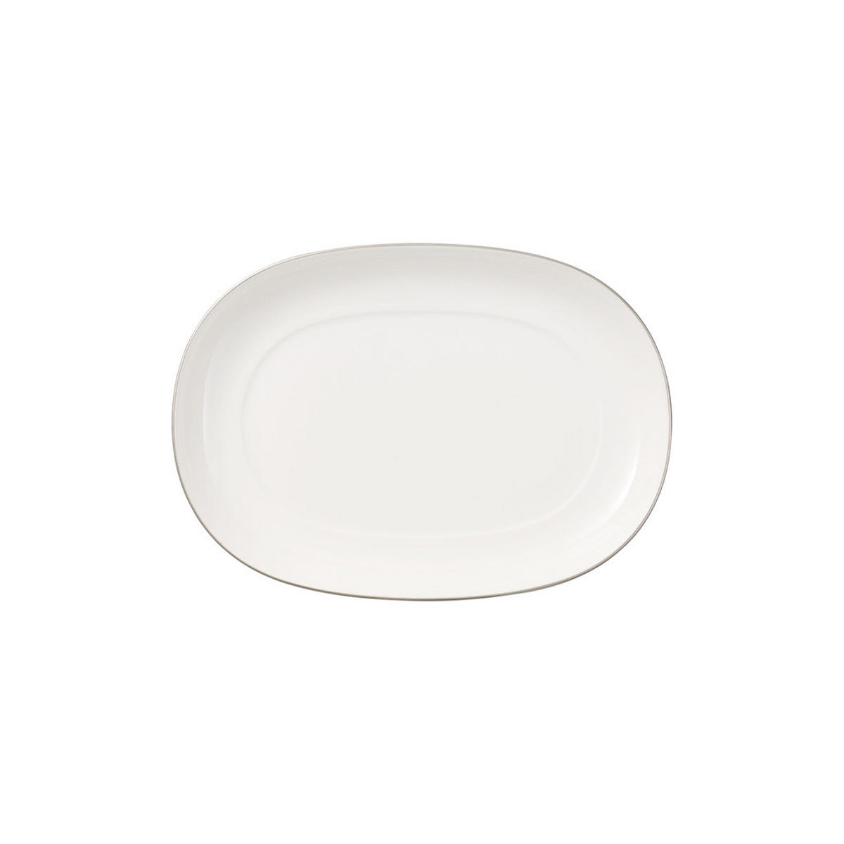 BEILAGENSCHALE/SAUCIERE-UNTERTEIL Anmut Platinum No. 1 weiß 20 x 15 cm - Weiß, Keramik (1cm) - Villeroy & Boch