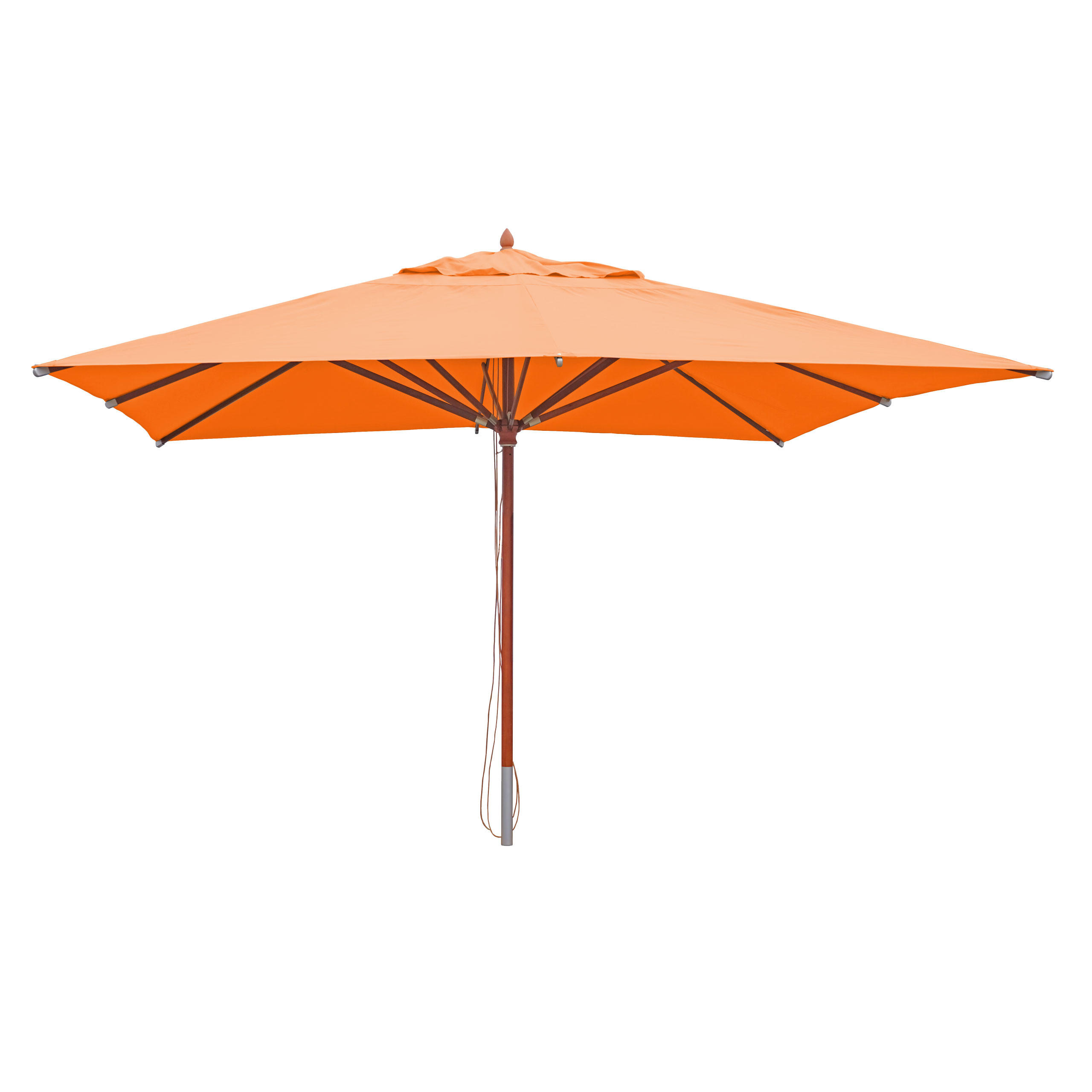 GASTRONOMIE SONNENSCHIRM Orange - Orange, Holz (400/400cm) - MCW