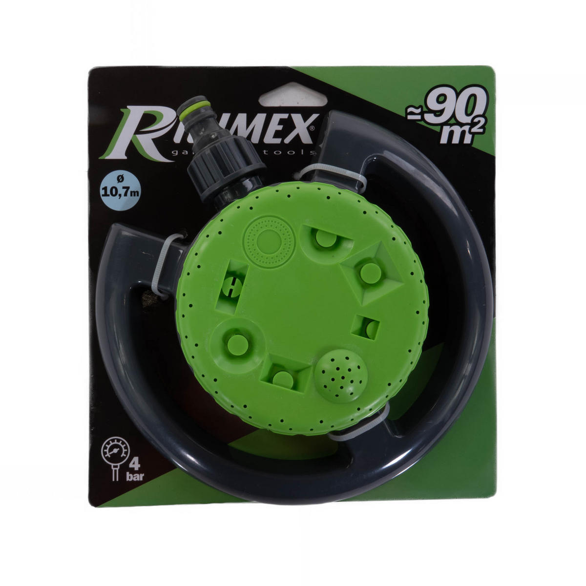 GARTENBEWÄSSERUNGSSYSTEM Ribimex Ø 10,7 cm - Grün, Kunststoff (5.5/22/20.5cm)