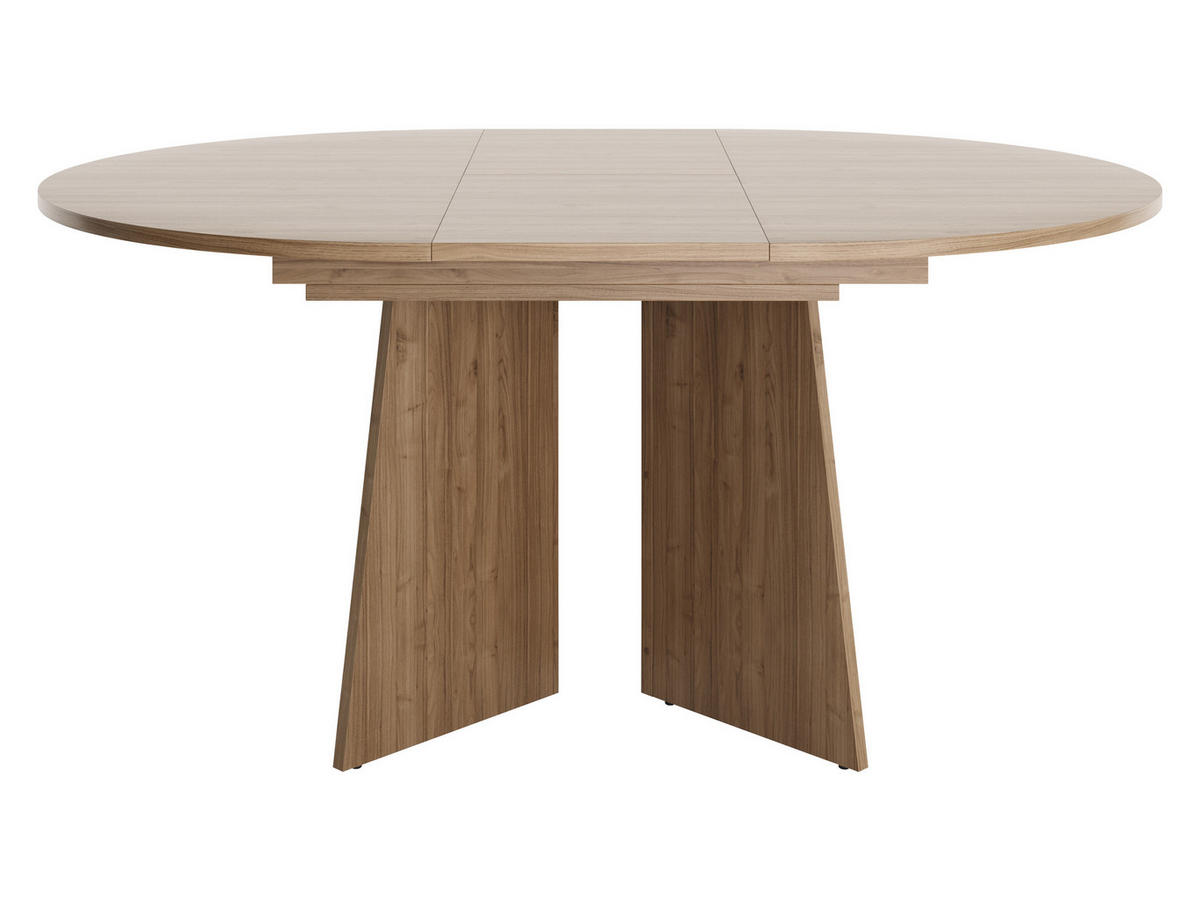 ESSTISCH Aurena AU09 - Nussbaumfarben, Holzwerkstoff (120/120/77cm) - MIRJAN24