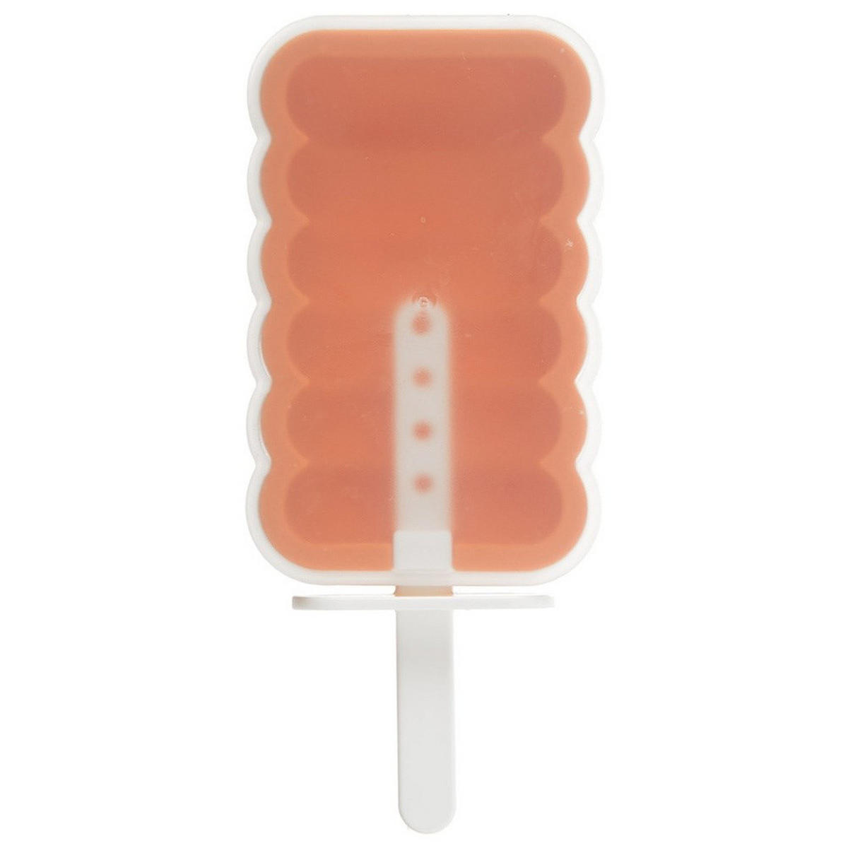 SILIKON-EISFORM orange - Orange, Kunststoff (15/2.5/6.5cm) - Orion 