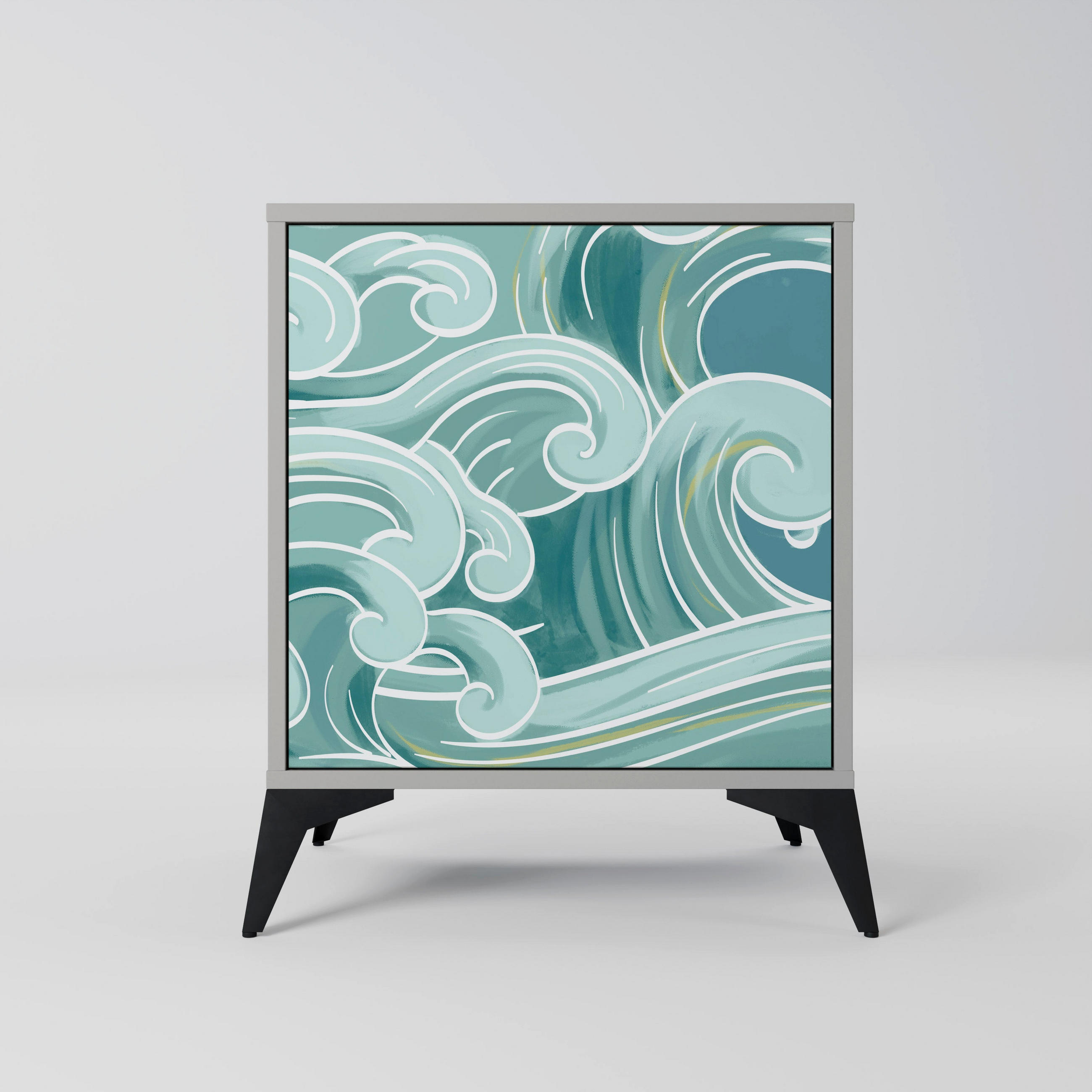 SpaceRebels Sideboard Grau 57.5x70.5x42 cm