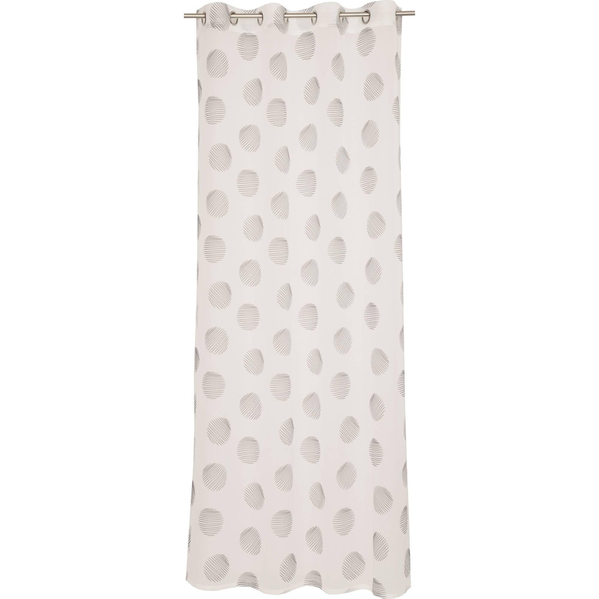 TRANSPARENTER ÖSENVORHANG CULO - Weiß, Textil (140/1/250cm) - Esprit