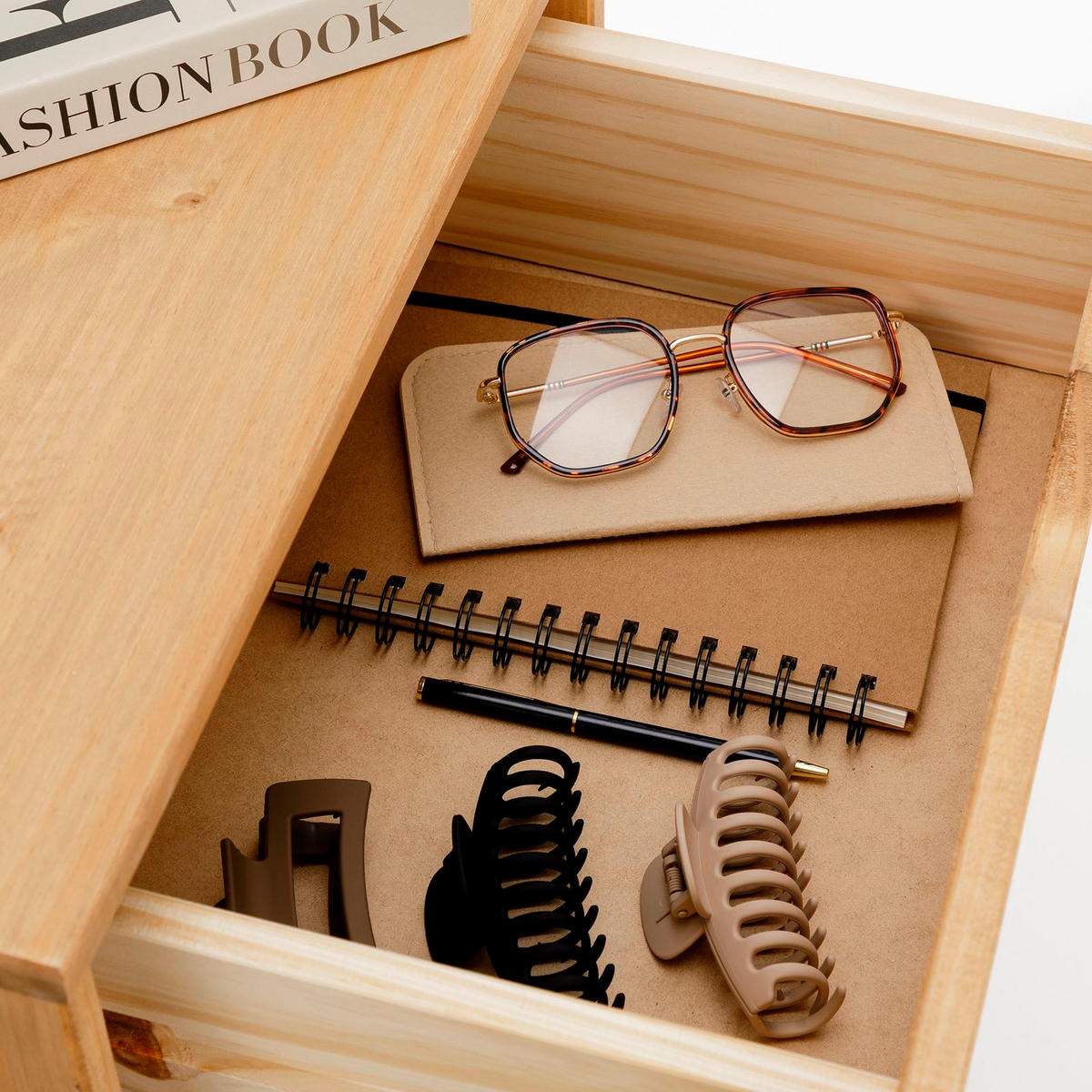 NACHTTISCH JALISCO - Kieferfarben, Holz (46/62/39cm) - IDIMEX