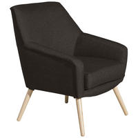 SESSEL Kachka Bezug Flachgewebe Buche natur / schoko - Dunkelbraun, Kunststoff (67/81/71cm) - 58aufmkessel
