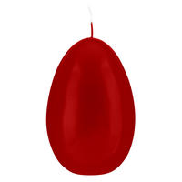 EIKERZEN XL Klarlack Erdbeere 140 x Ø 100 mm, 2 Stück - Dunkelrot, Paraffin (10/14/14cm) - Kopschitz Kerzen