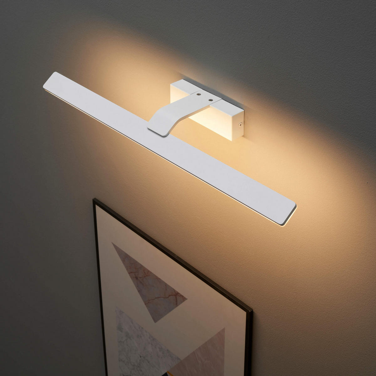 WANDLEUCHTE Odense, Weiß, 60cm - Weiß, Metall (15.8/5/60cm) - KOSILUM