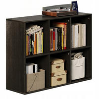 BÜCHERREGAL, Schwarz, 30/100/63 cm - Schwarz, Holzwerkstoff (100/63/30cm)