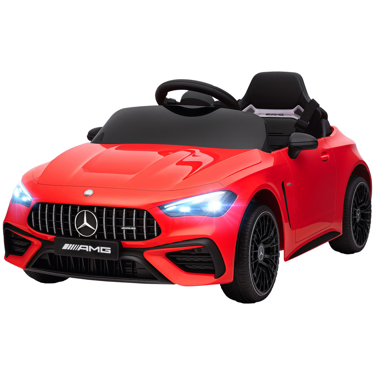KINDER-ELEKTROAUTO DE-06182 Mercedes-AMG lizenziert mit Fernbedienung Rot - Rot, Kunststoff/Metall (99/55/43cm) - ComfortXL