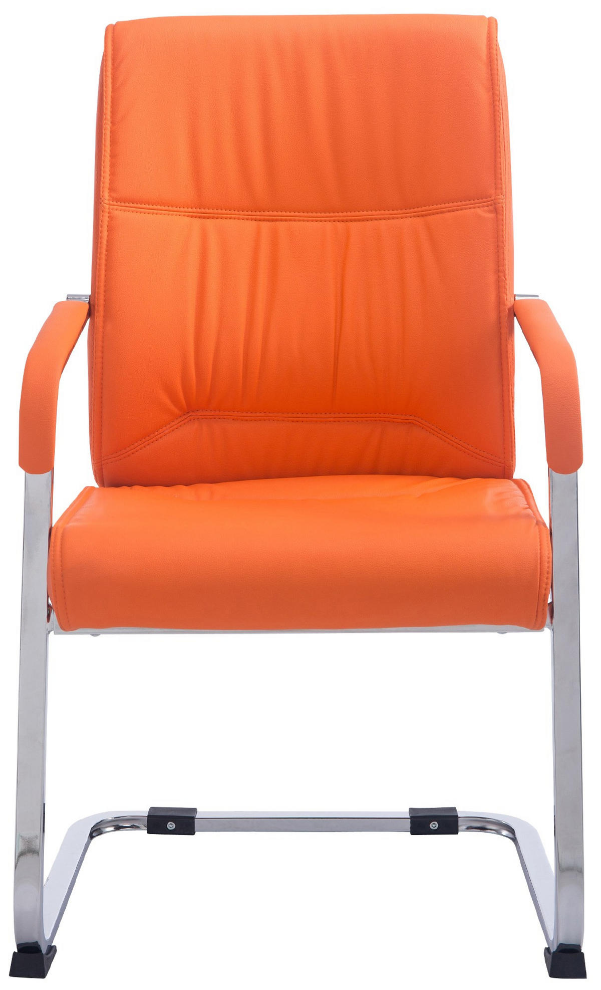 SCHWINGSTUHL Lederlook orange - Orange, Textil/Metall (58/102/65cm) - CLP
